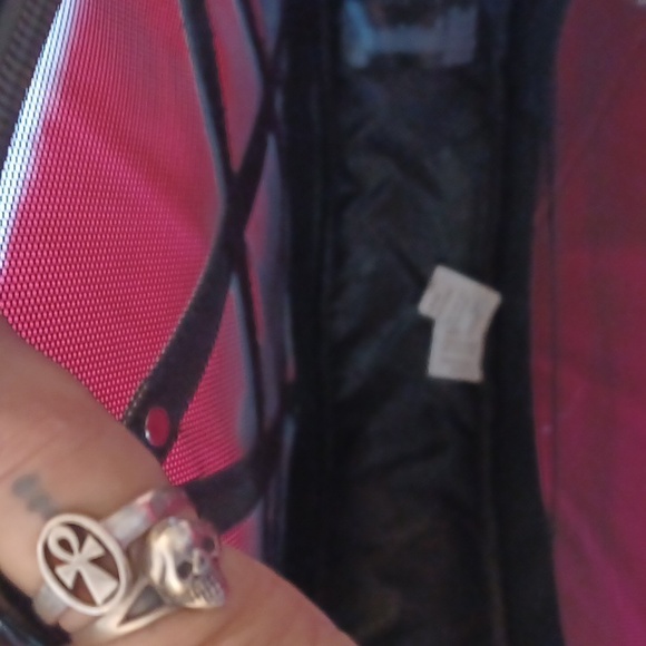 NWT KILLSTAR huge Shona Beach Bag,backpack,weekender,Black/Pentagram mesh - Picture 10 of 14